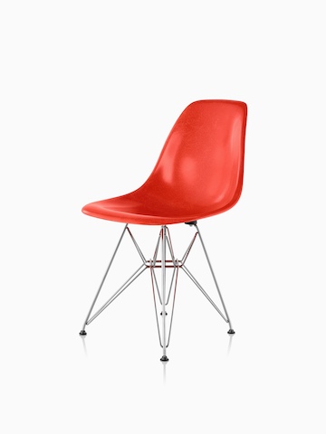 Eames Molded Fiberglass Side Chair Wire Base