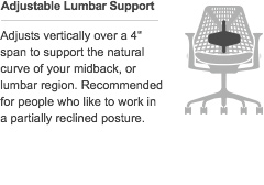 herman miller sayl chair lumbar support