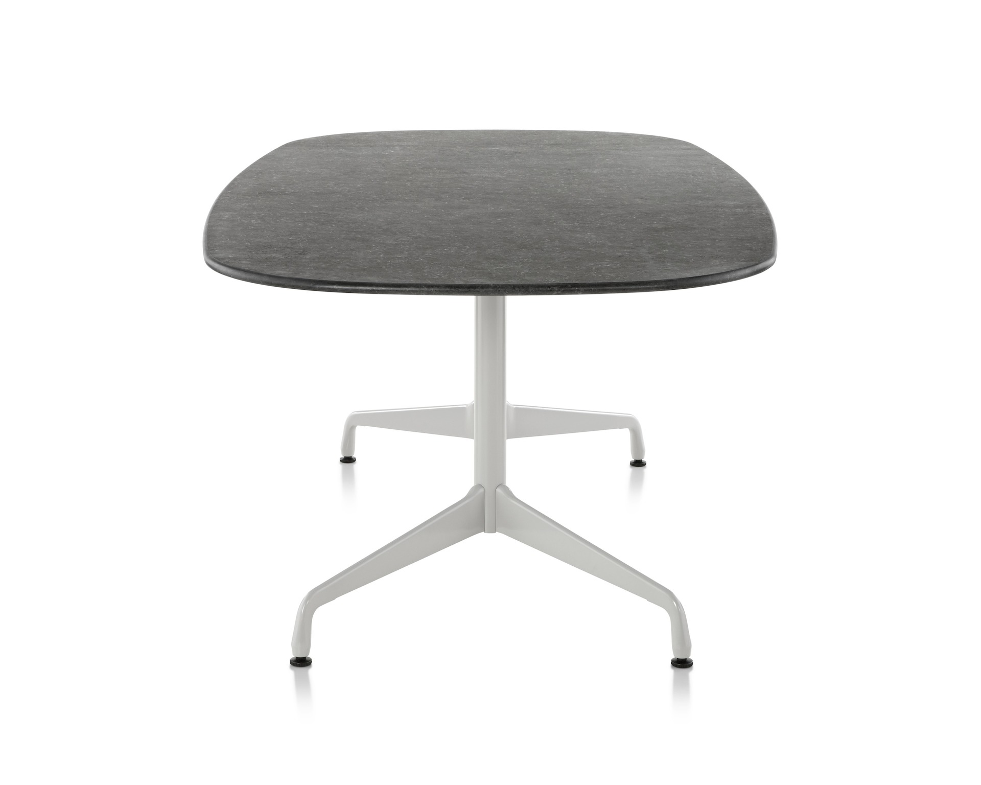 Eames Oval Table, Segmented Base, Stone Top