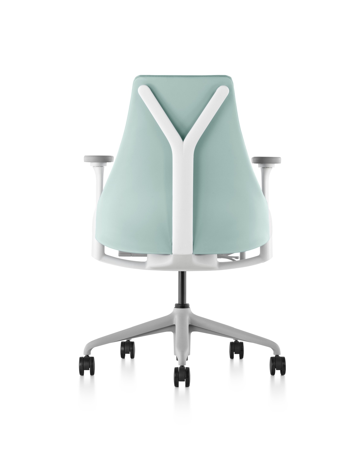 Sayl Work Chair with Upholstered Mid-Back, Healthcare Fabric