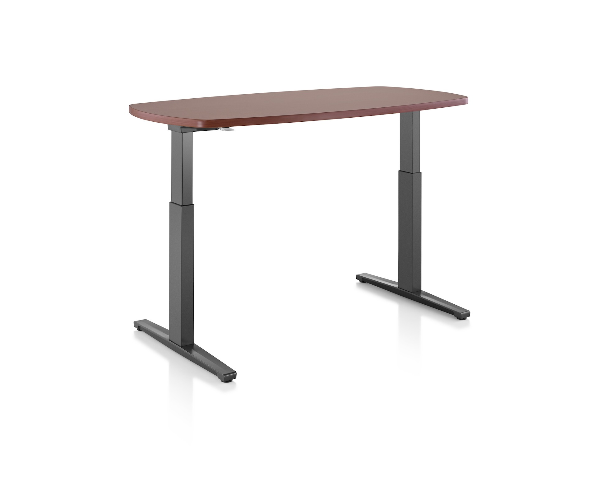 Renew Sit-to-Stand Oval Table, T-Foot