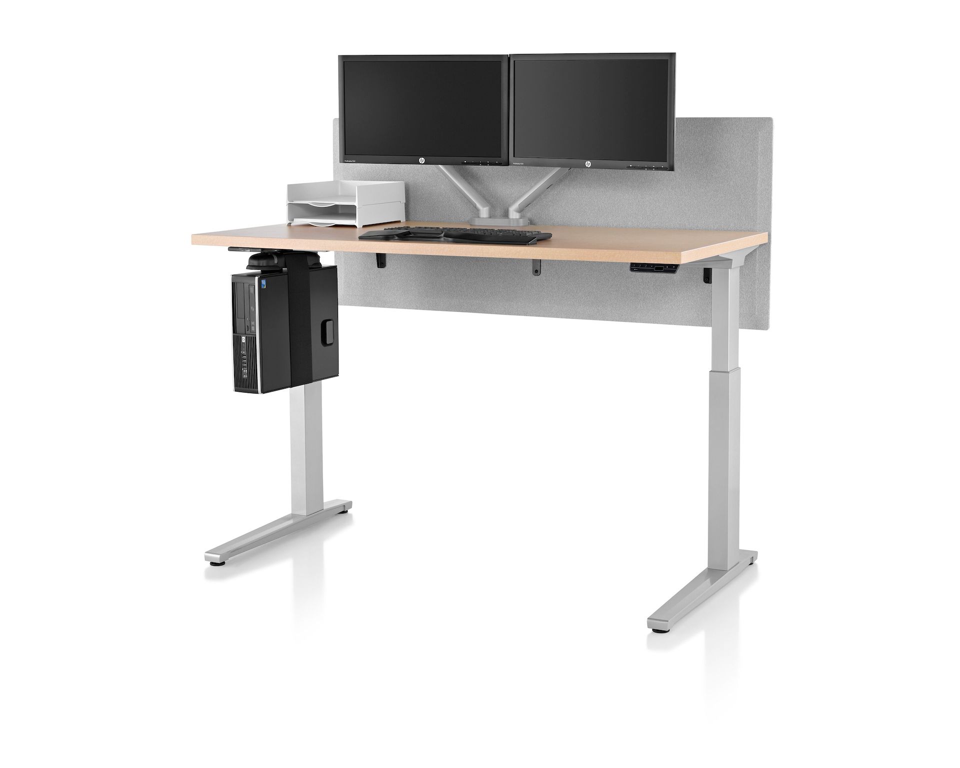 Renew Sit-to-Stand Table with Thrive Accessories