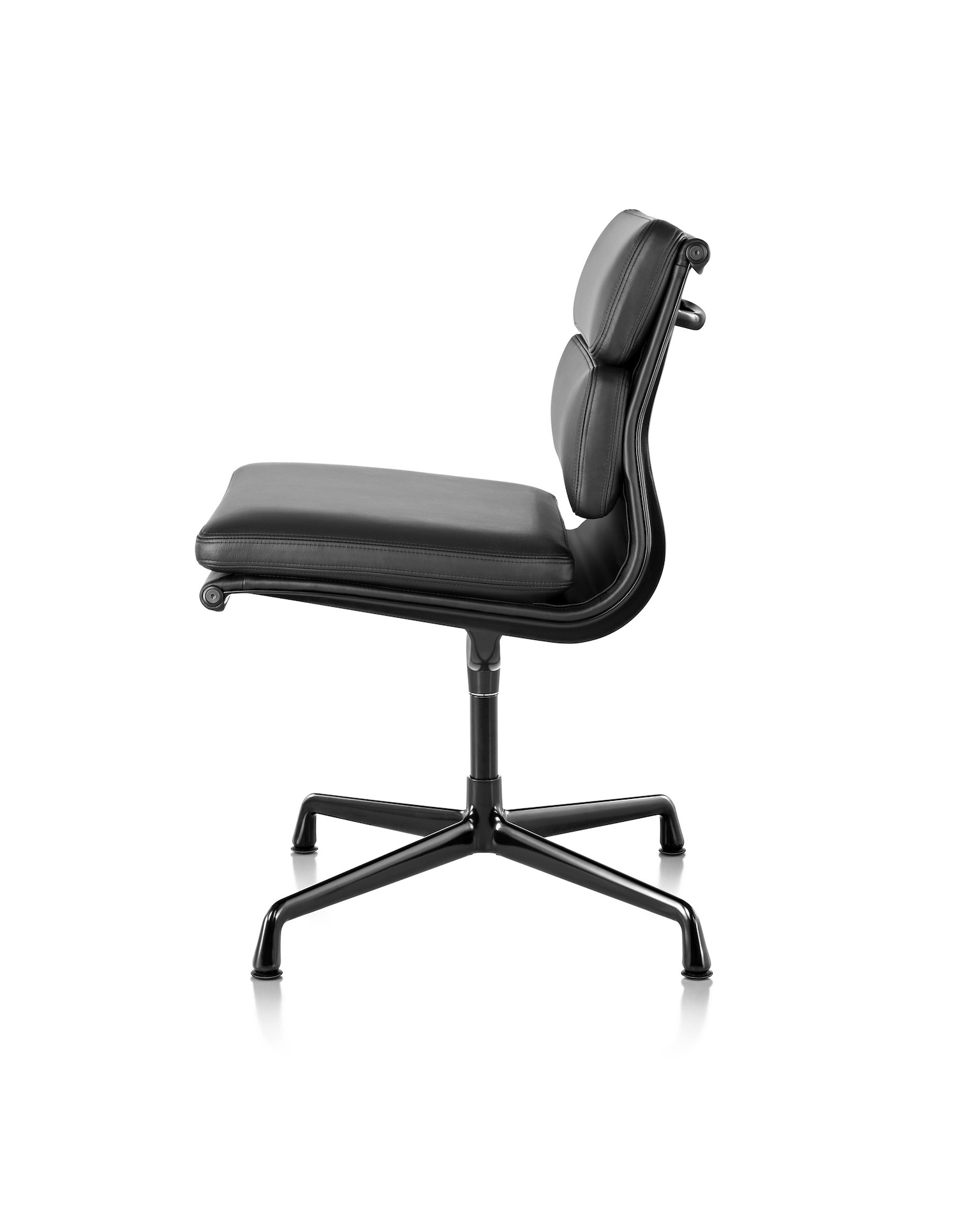 Herman Miller Eames Soft Pad Side Chair in Black | Leather