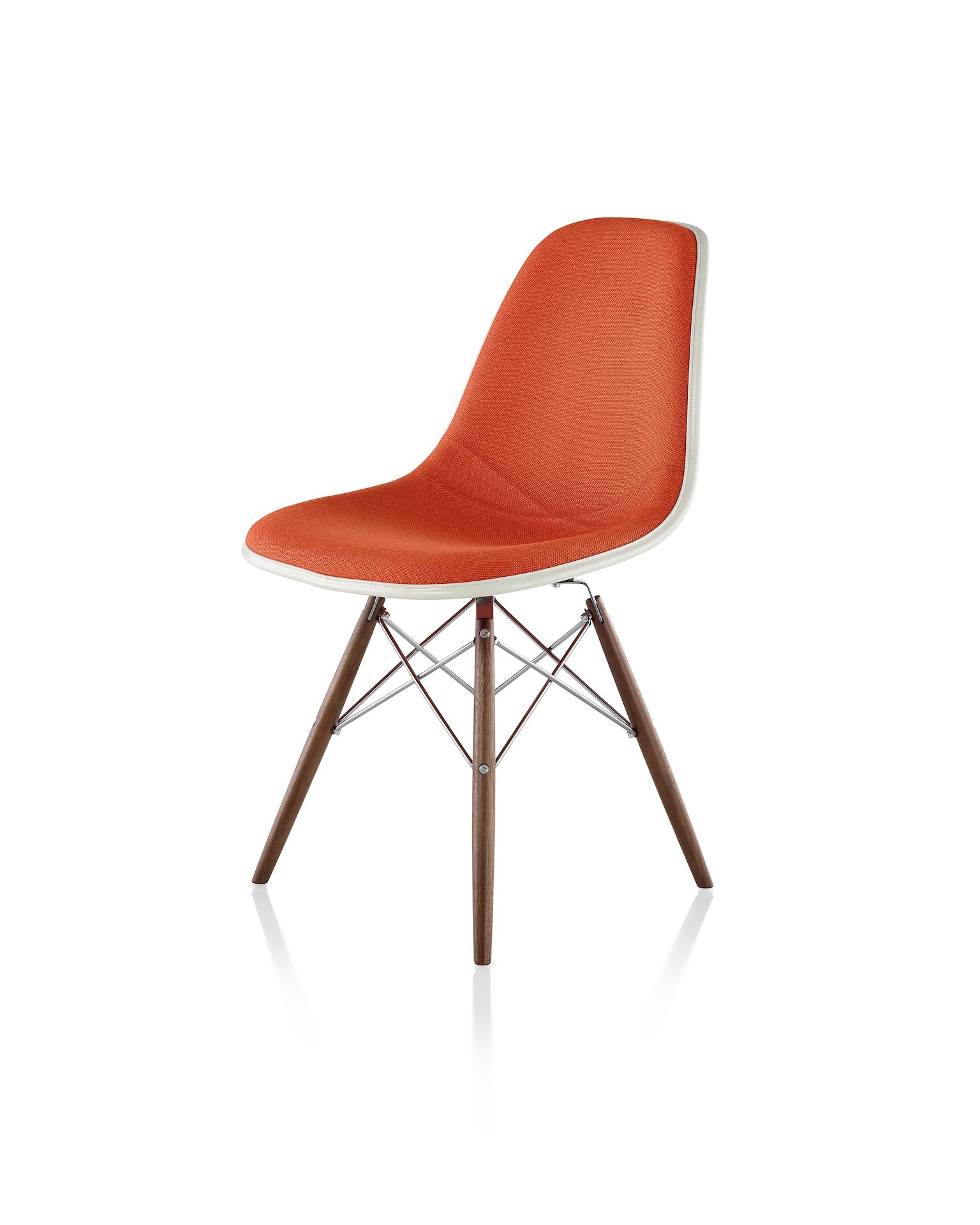Eames Molded Fiberglass Side Chair, Dowel Base