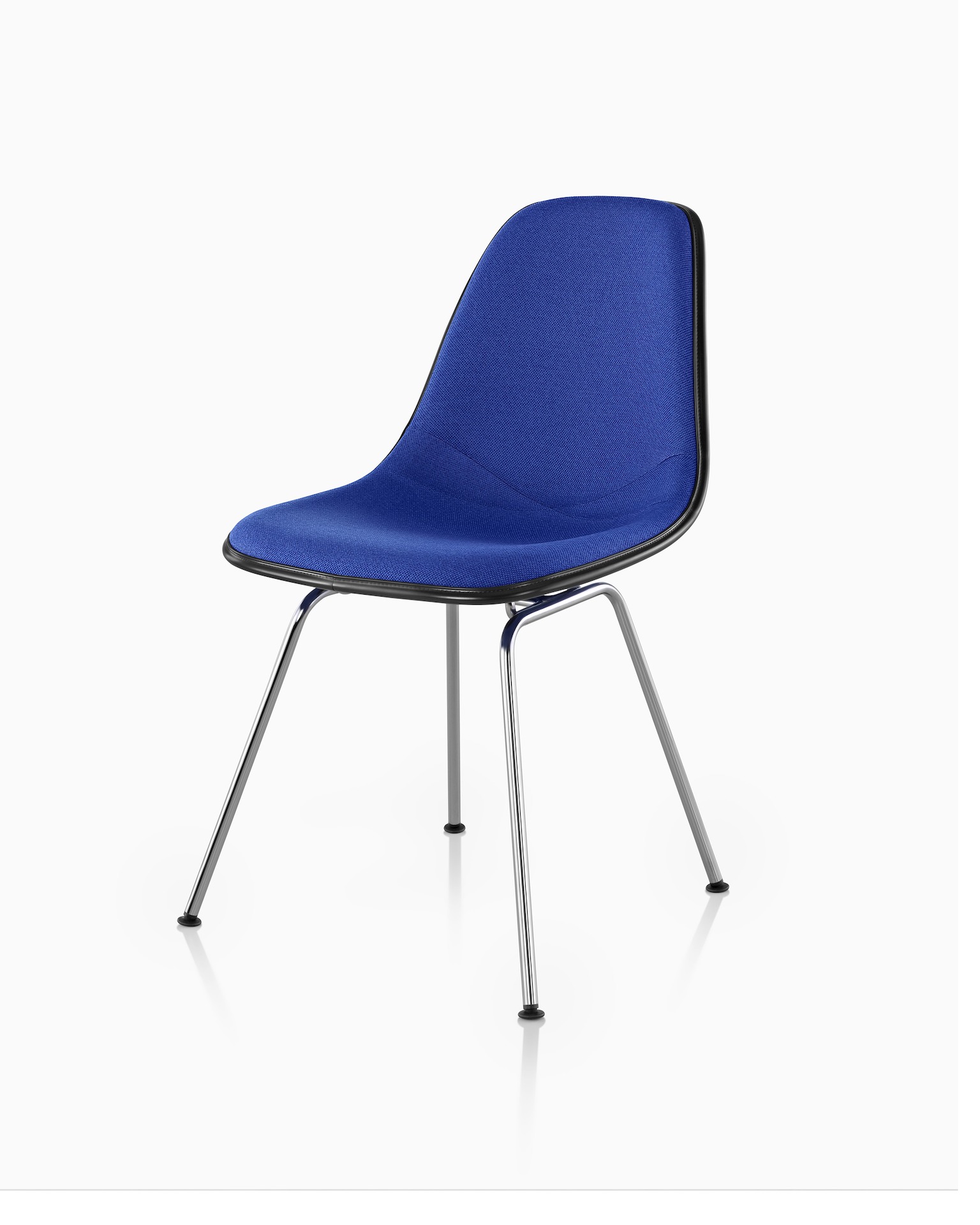 Eames Molded Fiberglass Side Chair, 4-Leg Base