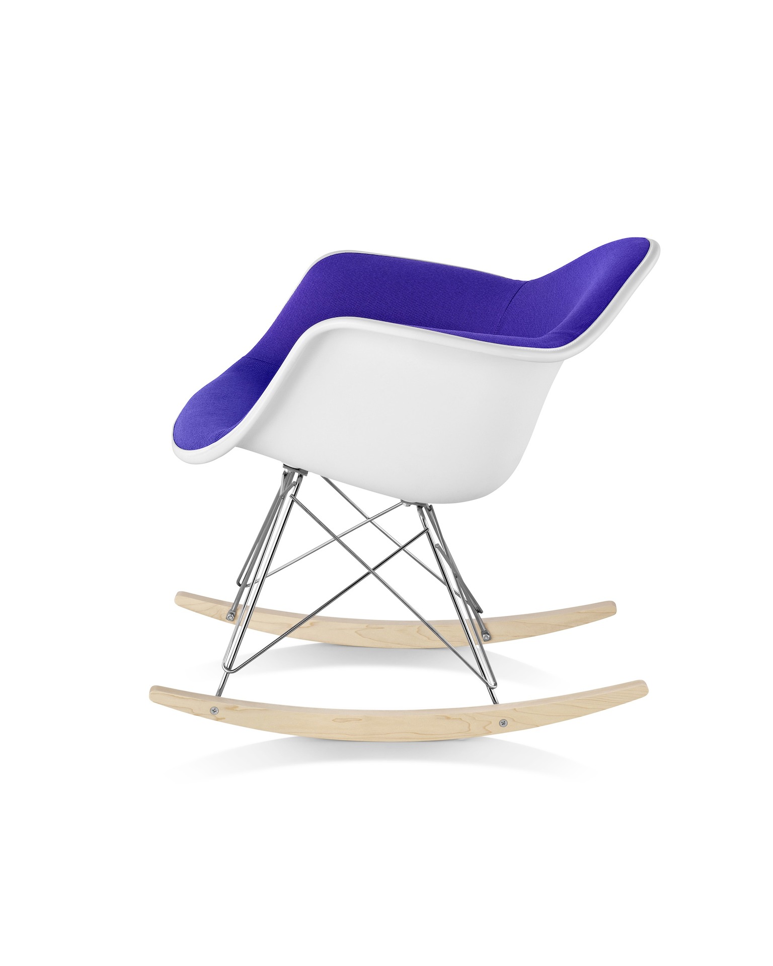 Eames Molded Plastic Armchair, Rocker Base