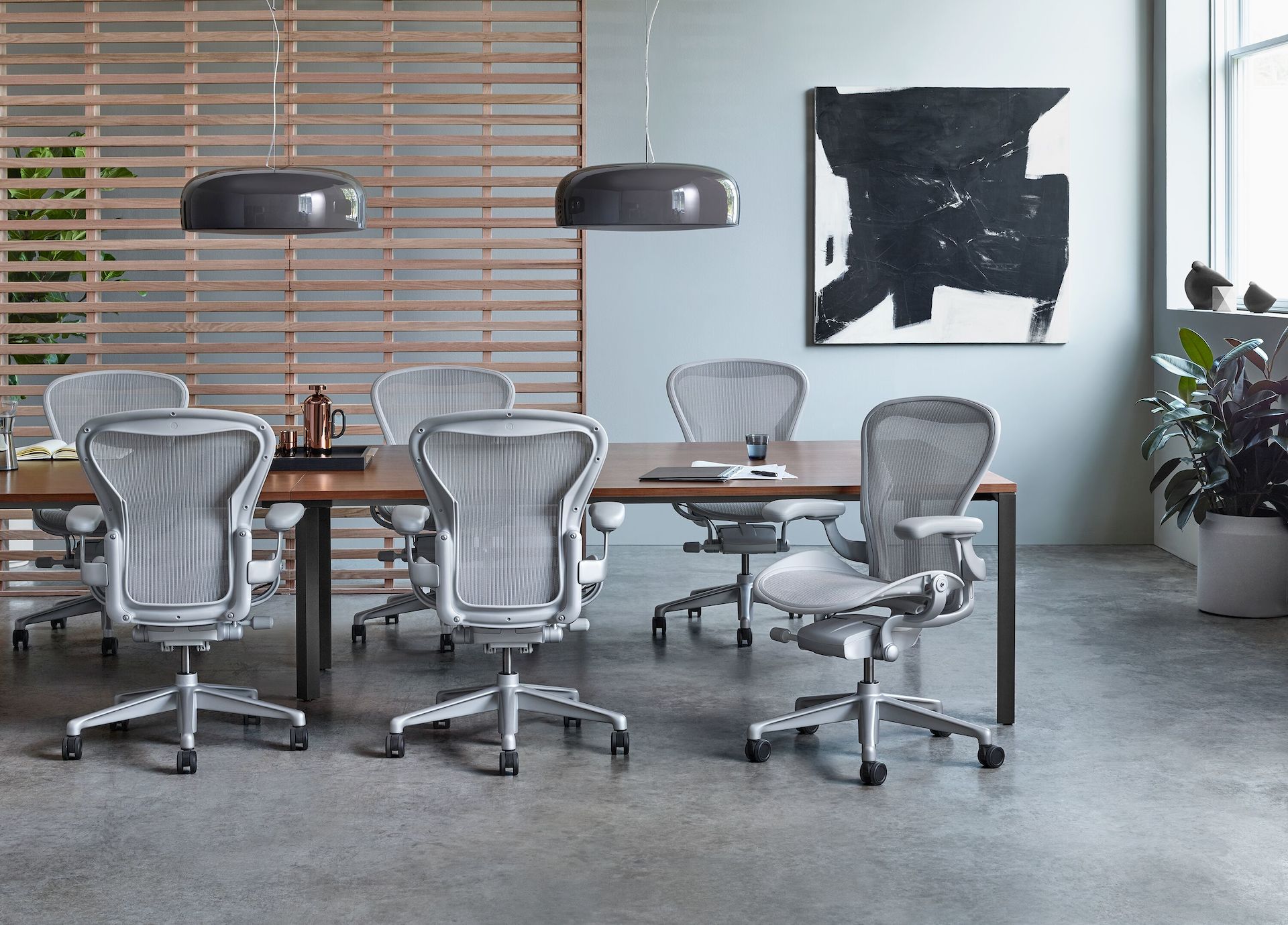 Aeron Chairs with Layout Studio