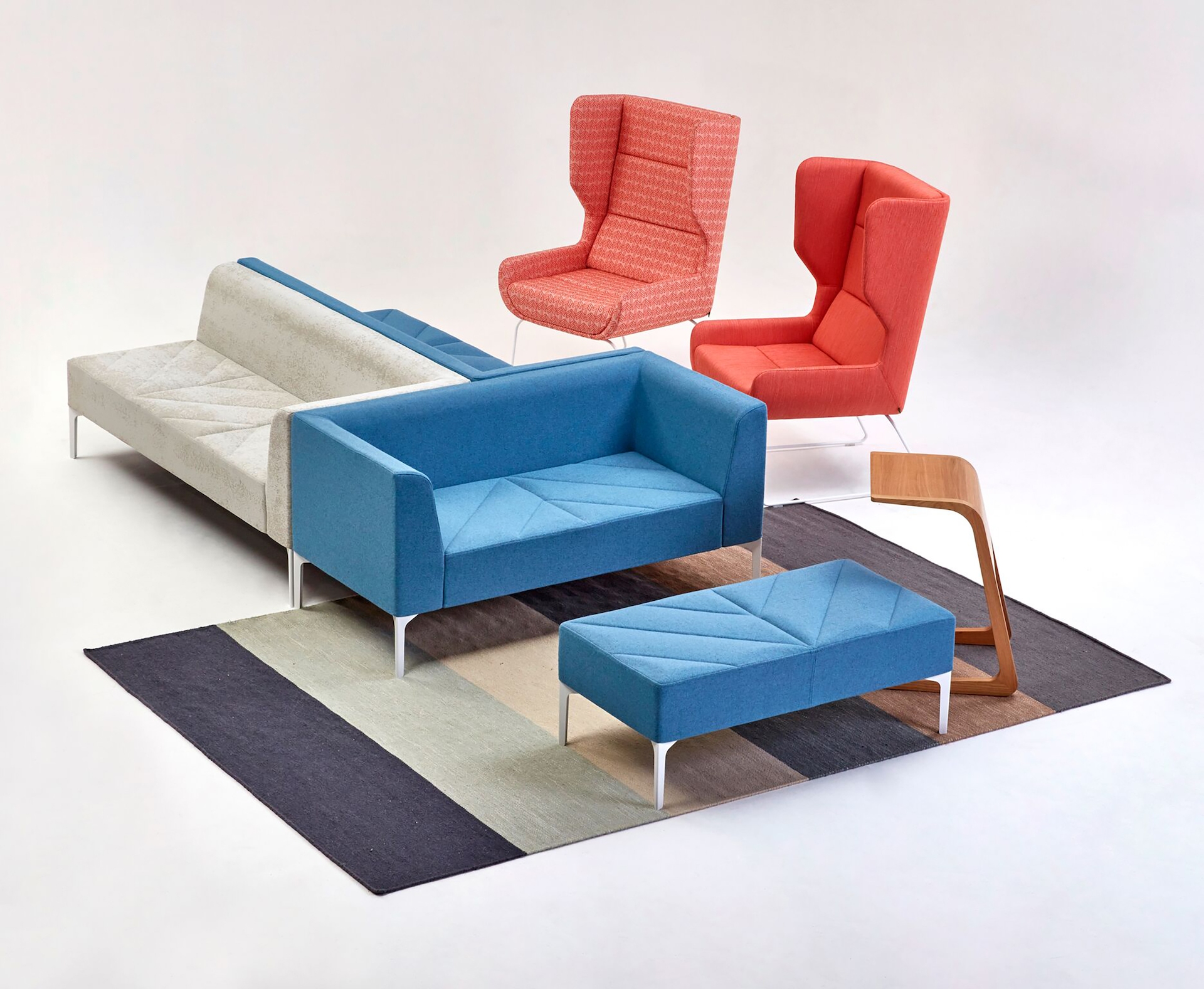 Hatch Sofa with Hatch Modular Seating