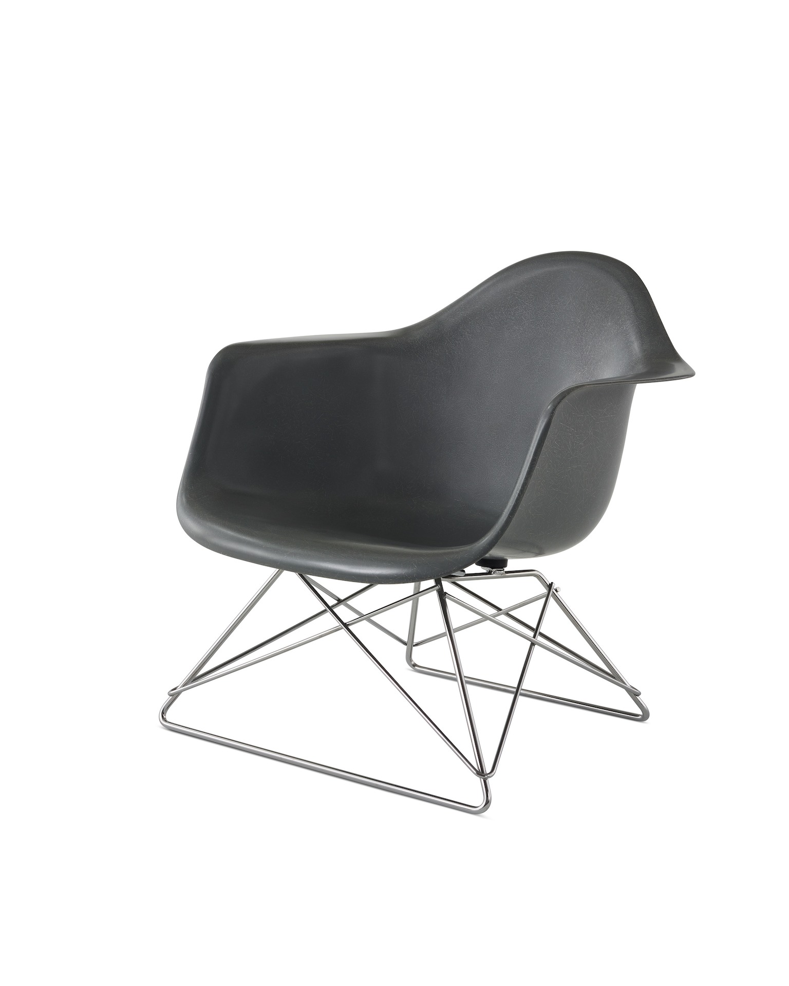 Eames Molded Fiberglass Armchair, Low Wire Base - Herman ...