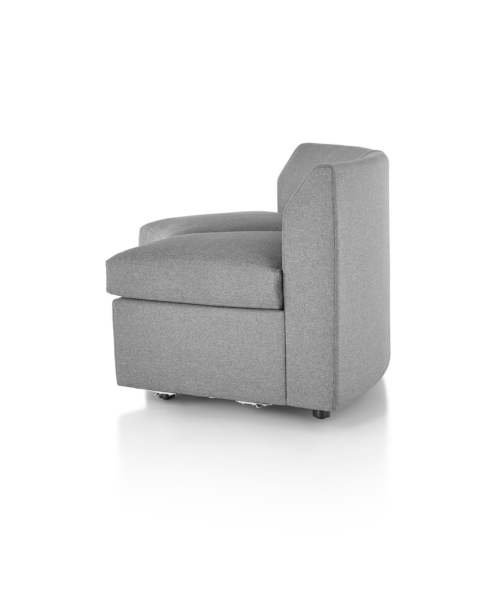 Bevel Sofa Group, Curved Settee