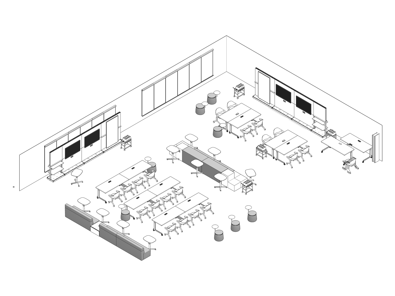 A line drawing - Classroom 008