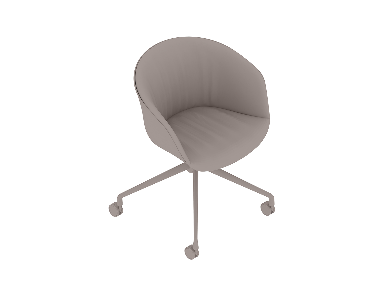 A generic rendering - About A Chair, Office–With Arms–4-Star Caster Base–Soft Upholstered (AAC25S)