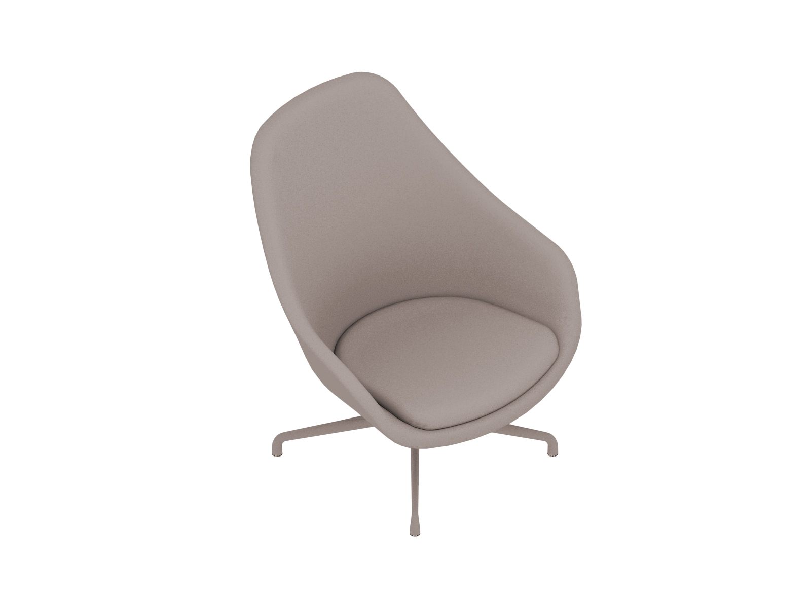 Donder Gasvormig Toestand About A Lounge Chair–High Back–Swivel Base (AAL91) - 3D Product Models -  Herman Miller