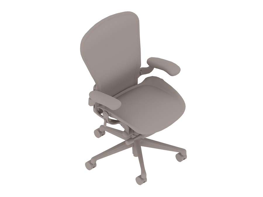 Uma renderização genérica - Cadeira Aeron–Tamanho C–Braços com altura ajustável