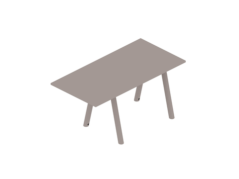 A generic rendering - Boa Table–Rectangular–Standing Height