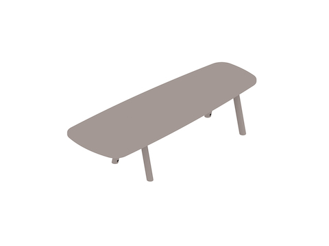 A generic rendering - Boa Table–Tapered–Seated Height