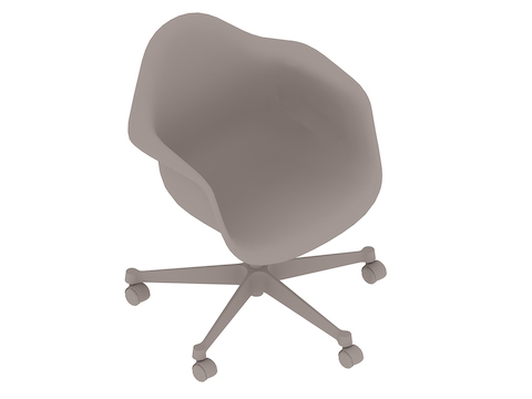 通用渲染图 - Eames工作椅–带扶手–无软垫