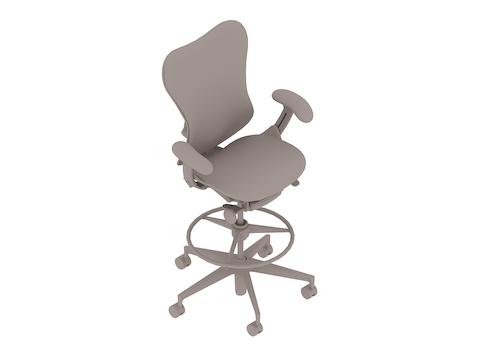 A generic rendering - Mirra 2 Stool – Suspension Back – Adjustable Arms