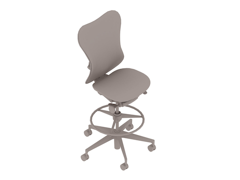 A generic rendering - Mirra 2 Stool–Suspension Back–Armless