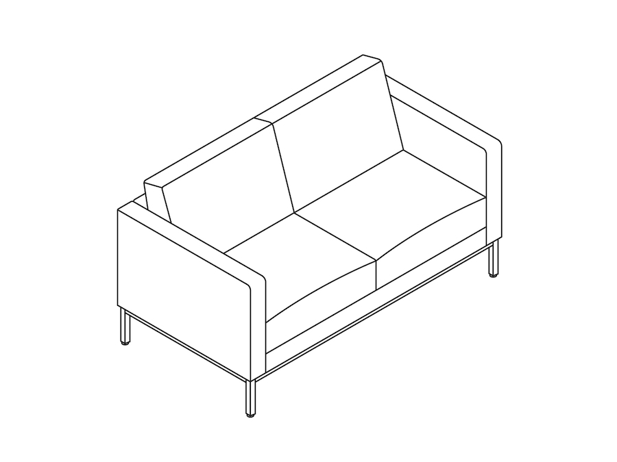 Nemschoff Riva Sofa–2 Seat - 3D Product Models - Herman Miller