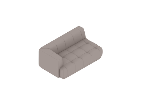 A generic rendering - Quilton Sectional Sofa–Wide–Left End