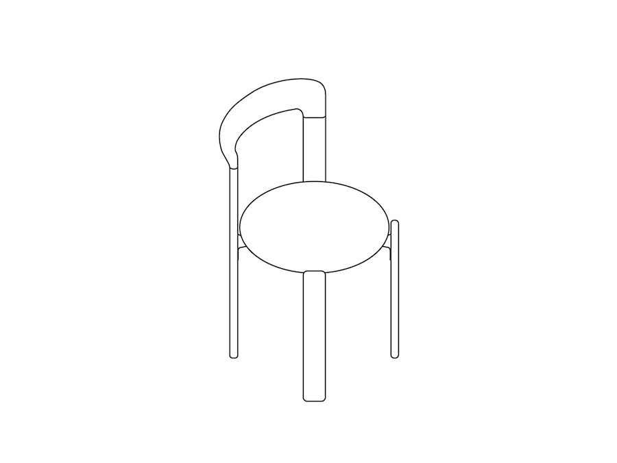 A line drawing - Rey Chair
