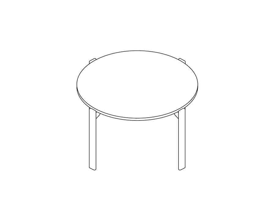 A line drawing - Rey DIning Table