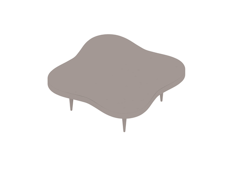 A generic rendering - Rohde Paldao Coffee Table