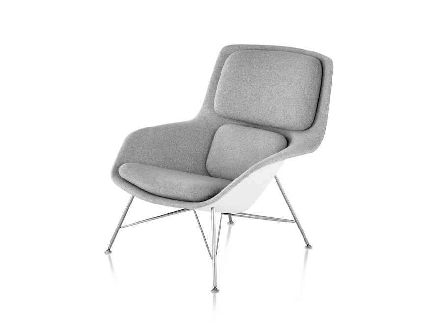 Striad Lounge Chair–Mid Back–Wire Base - 3D Product Models - Herman Miller