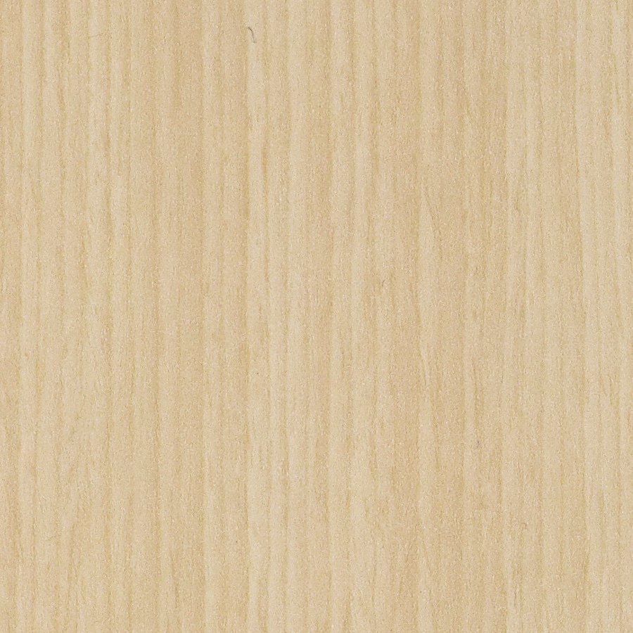 Primer plano de laminado que imita una madera clara sobre LBA de fresno.