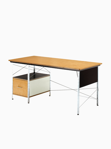 一个本世纪中叶的现代Eames书桌。选择进入Eames桌面和存储单元产品页面。