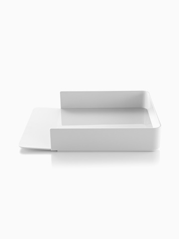 Ein weißes Formwork-Papierfach.