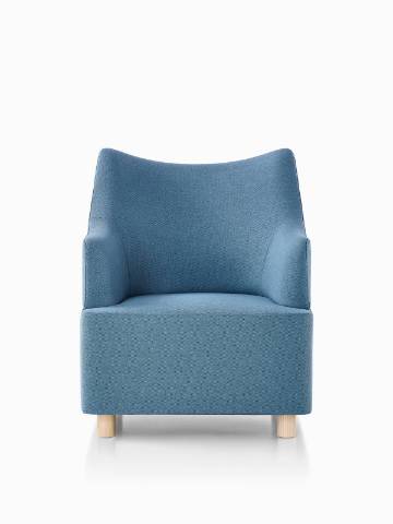Cadeira Club Plex azul.
